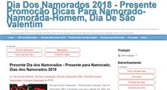Desktop Screenshot of diadosnamorados.org