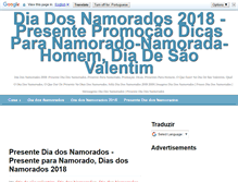 Tablet Screenshot of diadosnamorados.org